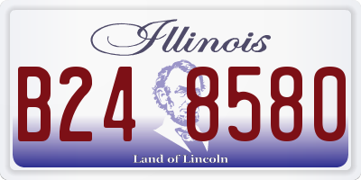 IL license plate B248580