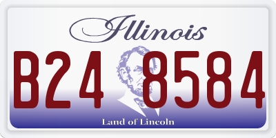 IL license plate B248584
