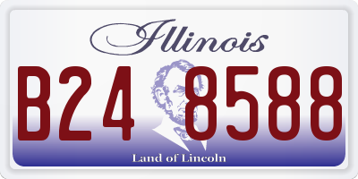 IL license plate B248588