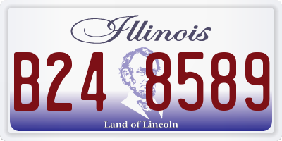 IL license plate B248589
