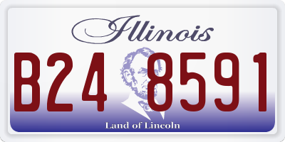 IL license plate B248591