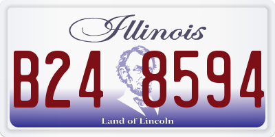 IL license plate B248594
