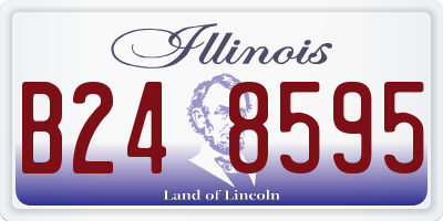 IL license plate B248595
