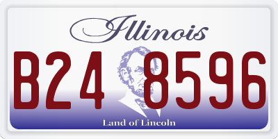 IL license plate B248596