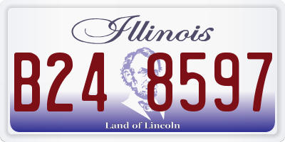 IL license plate B248597