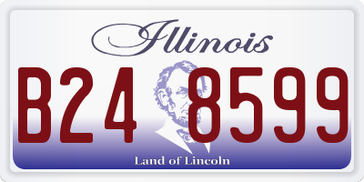 IL license plate B248599
