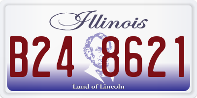 IL license plate B248621