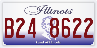 IL license plate B248622