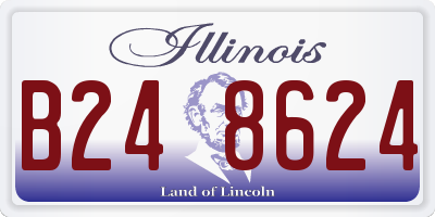 IL license plate B248624