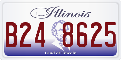 IL license plate B248625