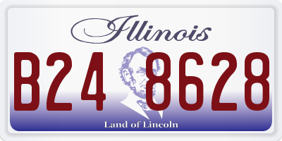 IL license plate B248628