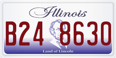IL license plate B248630