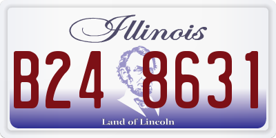 IL license plate B248631