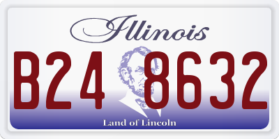 IL license plate B248632