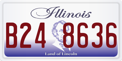 IL license plate B248636