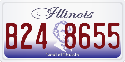 IL license plate B248655