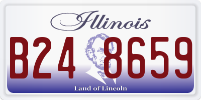 IL license plate B248659