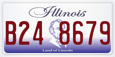 IL license plate B248679