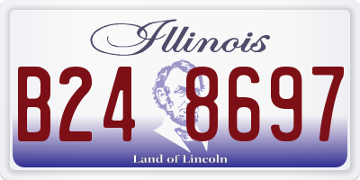 IL license plate B248697