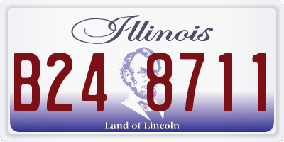 IL license plate B248711
