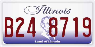 IL license plate B248719