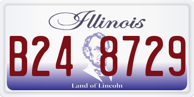 IL license plate B248729