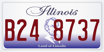 IL license plate B248737