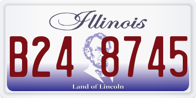 IL license plate B248745