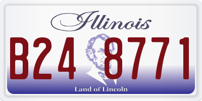 IL license plate B248771