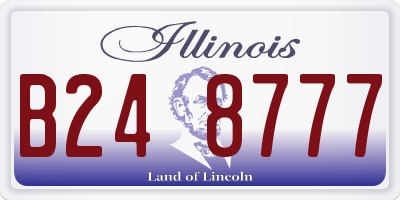 IL license plate B248777