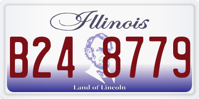 IL license plate B248779
