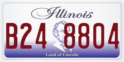 IL license plate B248804