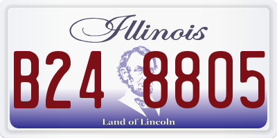 IL license plate B248805