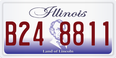IL license plate B248811