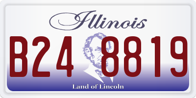 IL license plate B248819