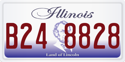 IL license plate B248828