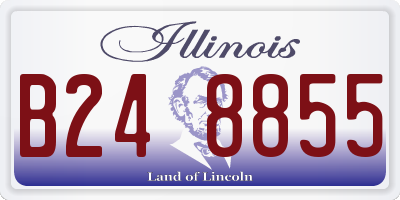 IL license plate B248855