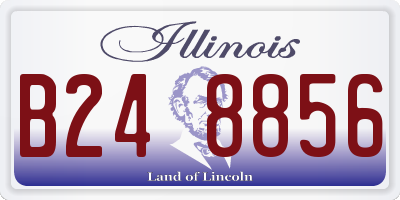 IL license plate B248856