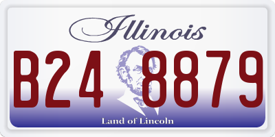 IL license plate B248879