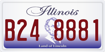 IL license plate B248881