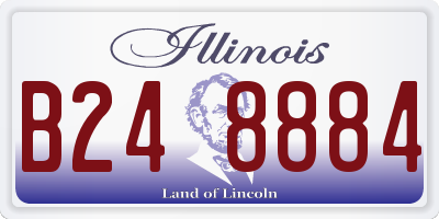 IL license plate B248884