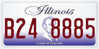 IL license plate B248885