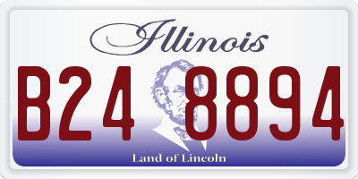 IL license plate B248894