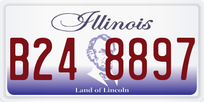 IL license plate B248897