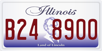 IL license plate B248900