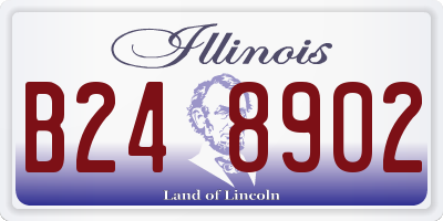 IL license plate B248902