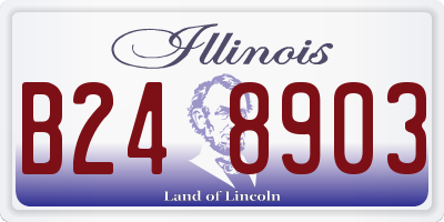 IL license plate B248903