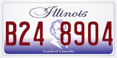 IL license plate B248904