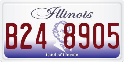 IL license plate B248905