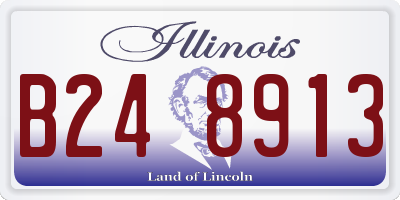 IL license plate B248913